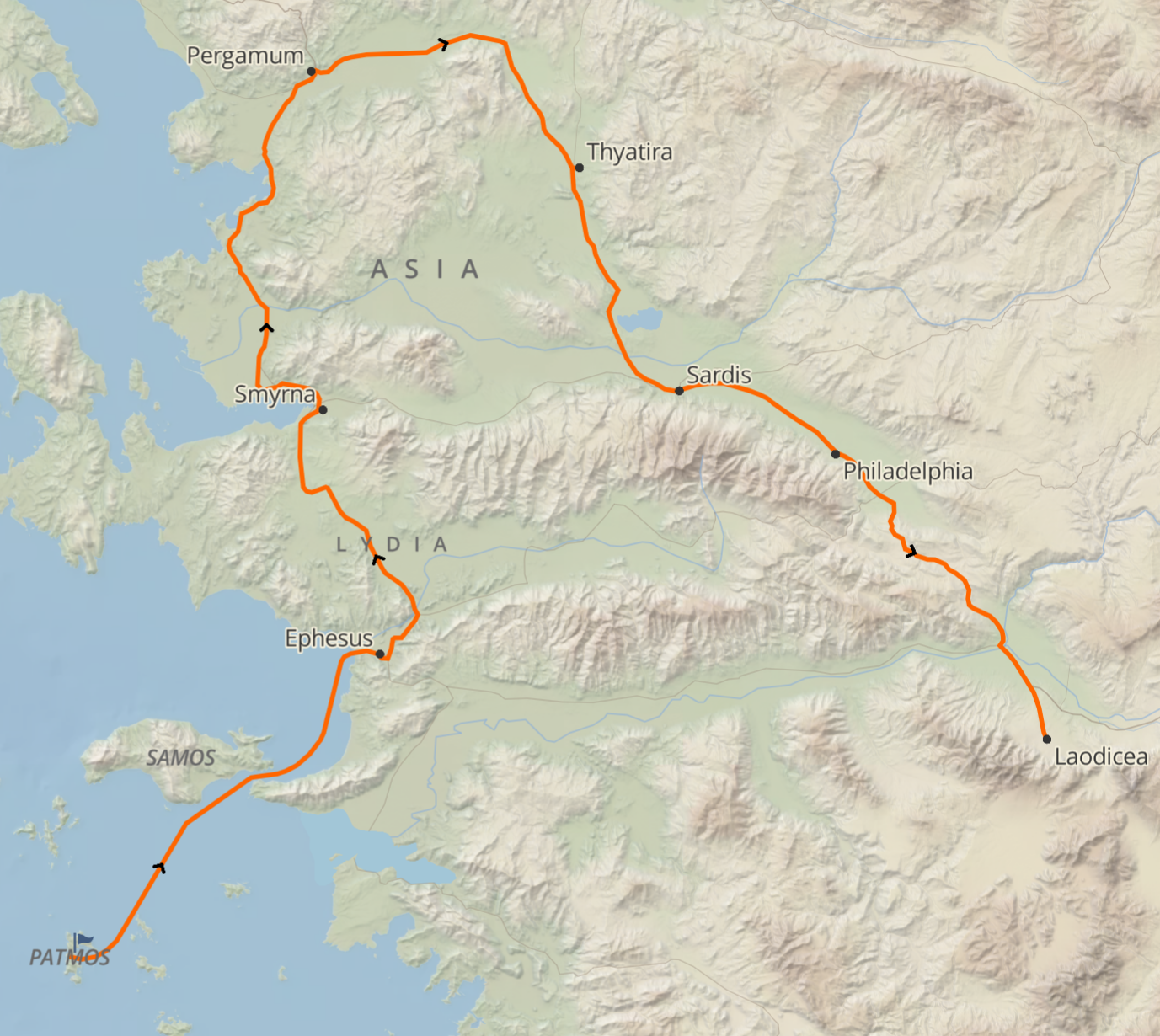 Patmos and the Seven Churches